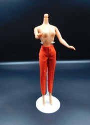 1962 BARBIE ORANGE BODY BLOUSE; ORANGE SLIM SKIRT OR SLIM REDDISH OR BLACK SLACKS PAK CHOICE